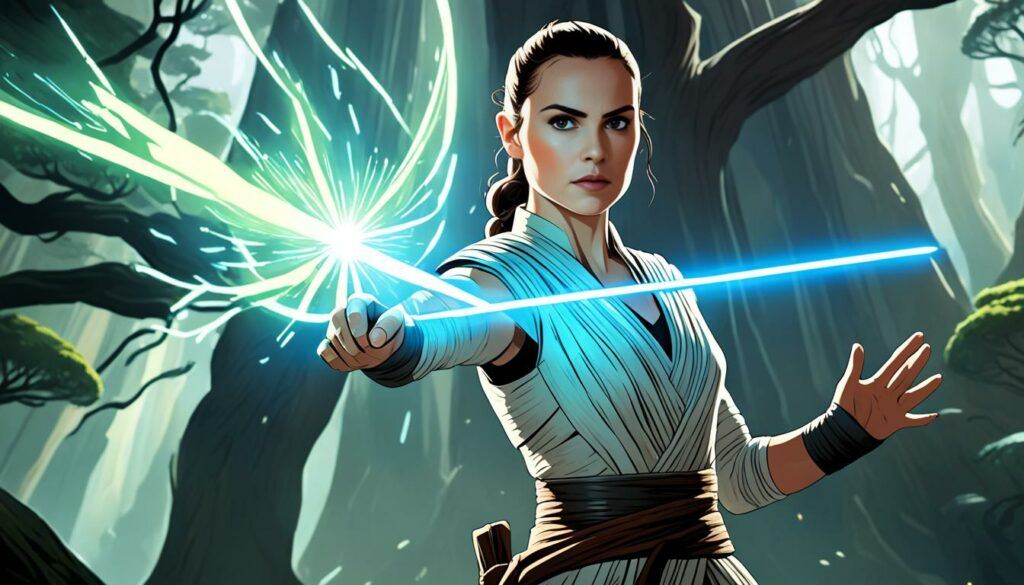 Rey's journey to becoming a Jedi