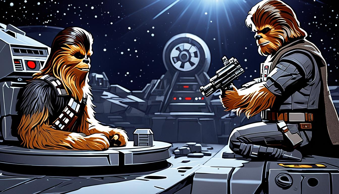 Was Chewbacca sad when Han Solo died?